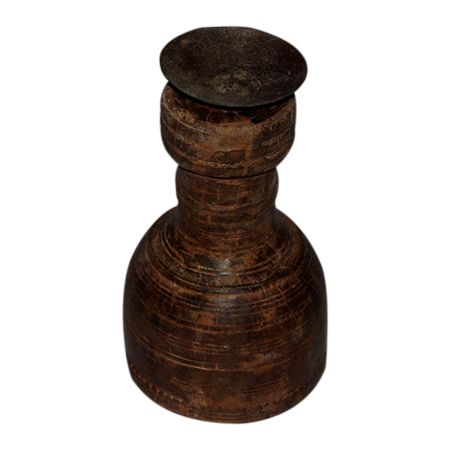 Hand Made Wooden Candle Stand-12